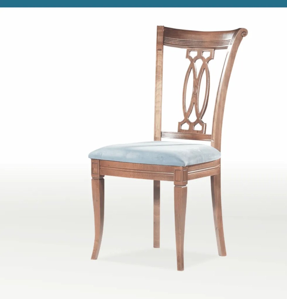 Ξύλινη καρέκλα Sailor καφέ-γκρι 98x46x44,5x45,5cm, FAN1234