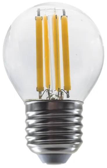 LED FILAMENT E27 G45 6W 6500K 230V AC 780LM RA80 - 1.5W - 20W - ALIN6CW