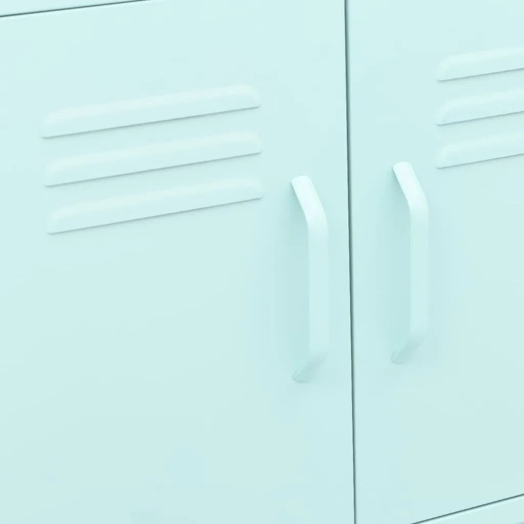 vidaXL Ντουλάπι Αποθήκευσης Χρώμα Μέντα 60 x 35 x 56 εκ. από Ατσάλι