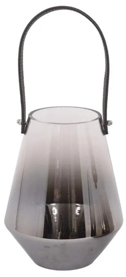Φανάρι 1616 633-00-023 17x17x21cm Silver Glass