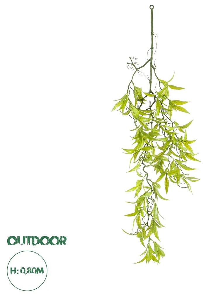 GloboStar® Artificial Garden SALIX MATSUDANA HANGING BRANCH 20411 Τεχνητό Διακοσμητικό Κρεμαστό Φυτό Ιτέα Υ80cm