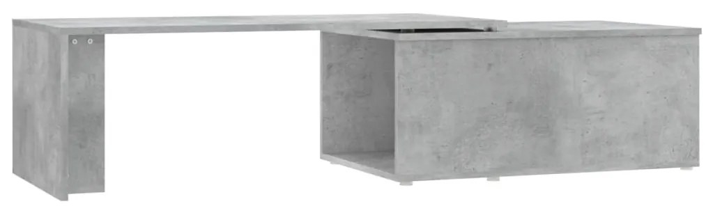 vidaXL Τραπεζάκι Σαλονιού Γκρι Σκυροδέματος 150x50x35 εκ. Μοριοσανίδα