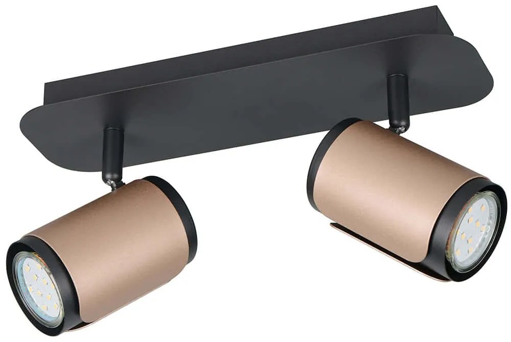 Φωτιστικό Οροφής - Σποτ Gillan 814500265 30x12x16cm 2xGU10 10W Coffee-Black Trio Lighting