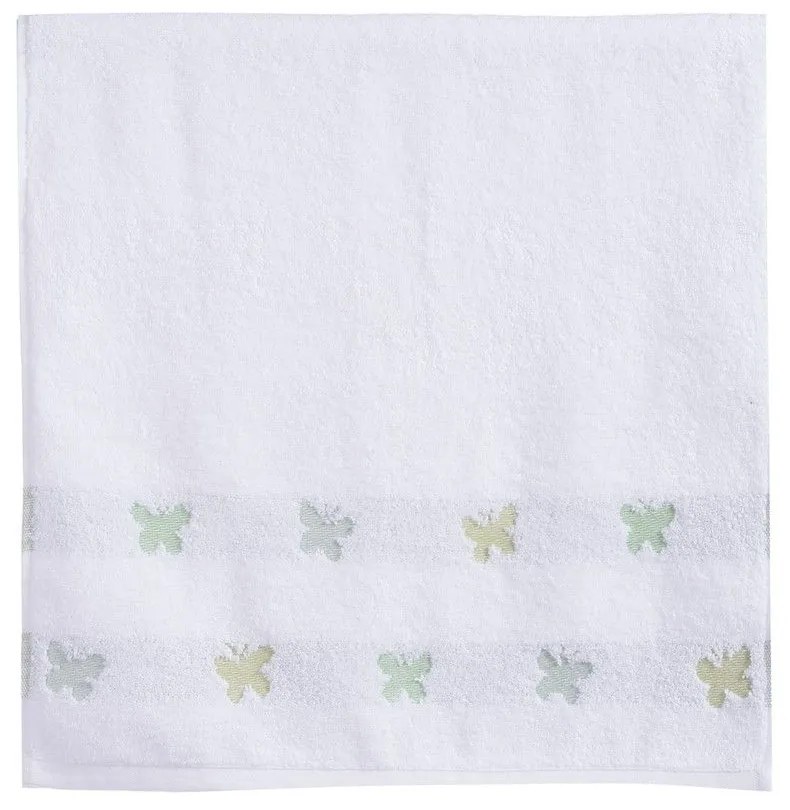 Πετσέτα Harmon White Nef-Nef Χεριών 30x50cm 100% Cotton