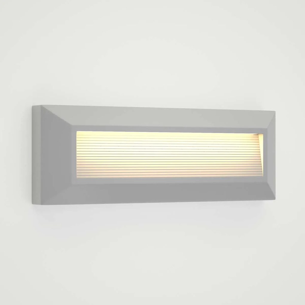 Απλίκα LED Εξωτερικού Χώρου Heronia HER-07 42-0012 Grey