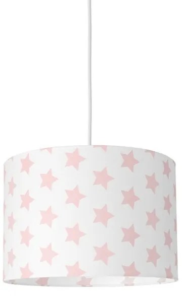 Κρεμαστό Παιδικό Φωτιστικό Big Stars Pink Hesperis Kids 201.109 Veis-201109-Λευκό 201109