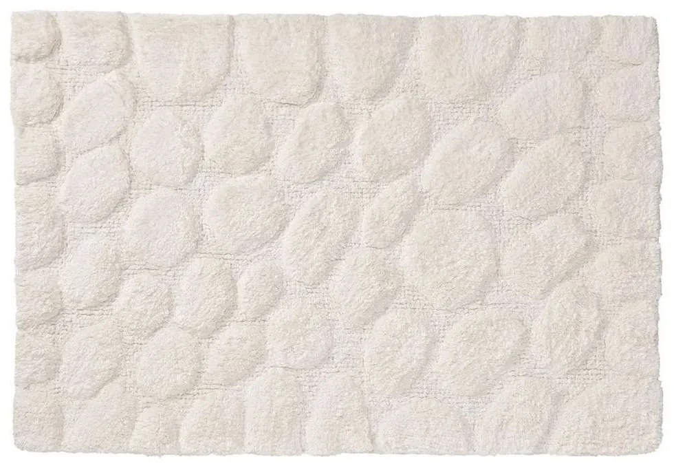 Πατάκι Μπάνιου Pebbles Ivory Sealskin 60X90 100% Βαμβάκι