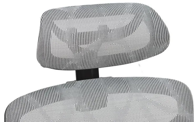 Καρέκλα γραφείου διευθυντή Karlo λευκό-μαύρο mesh ύφασμα 72x70x112εκ