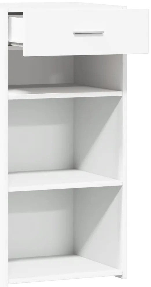 vidaXL Συρταριέρα Λευκή 45x42,5x93 εκ. από Επεξεργασμένο Ξύλο