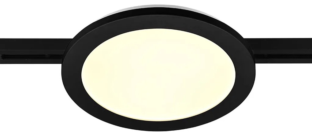 Φωτιστικό Οροφής Ράγας DUOline Trio Lighting Camillus 76921532 Μαύρο Ματ