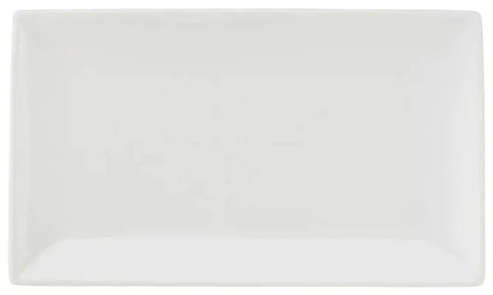 Πιατέλα Σερβιρίσματος Ορθογώνια White Basics AX0522 34x19cm White Maxwell&amp;Williams Porcelain