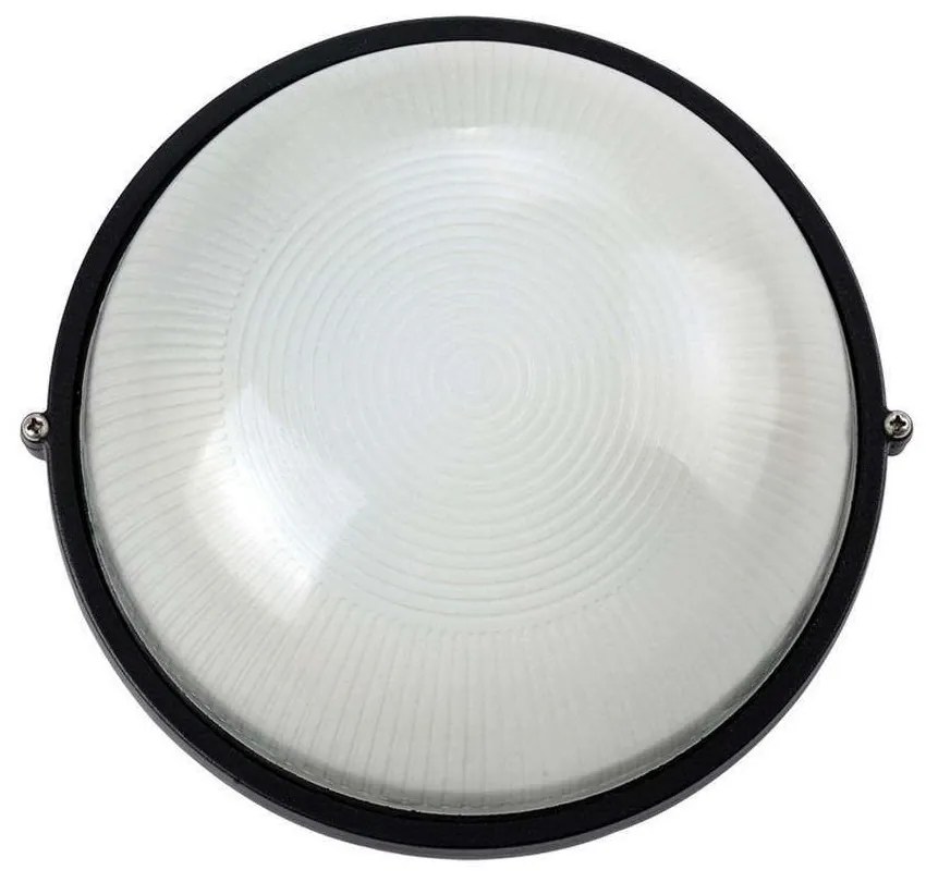 Φωτιστικό Οροφής-Πλαφονιέρα VK/01015/B 19,2x10,7cm 60W E27 IP44 Black VKLed Plastic