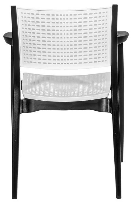 Καρέκλα Best Fylliana Μαύρο - Γκρί 57,5x55x80 εκ. 57.5x55x80 εκ.