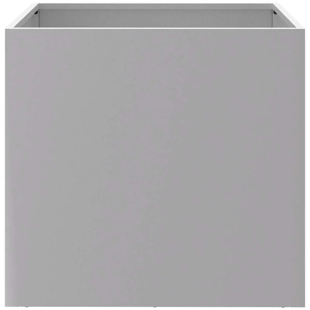 vidaXL Ζαρντινιέρες 2 τεμ. Ασημί 42 x 40 x 39 εκ. Γαλβανισμένο Χάλυβα