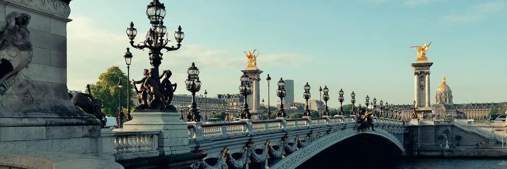 Εικόνα γέφυρα Alexandra III. στο Παρίσι - 120x40