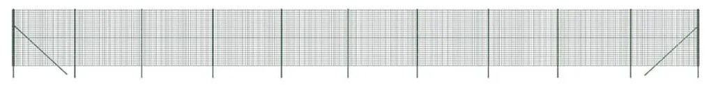 Συρματόπλεγμα Περίφραξης Πράσινο 1,6x25 μ. Γαλβανισμένο Ατσάλι - Πράσινο