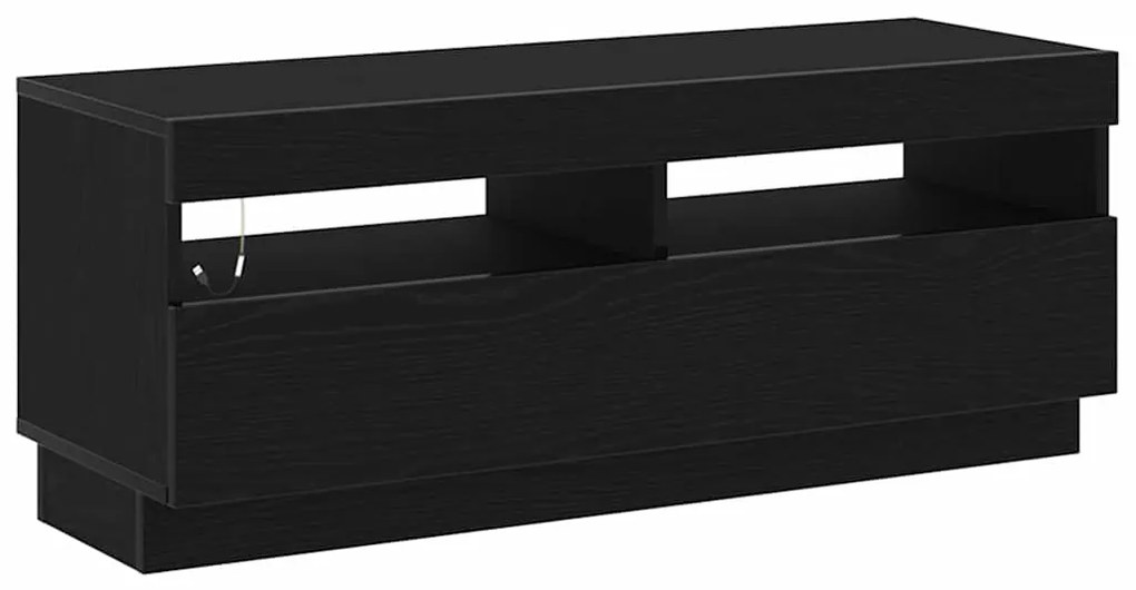 vidaXL Ντουλάπι TV Μαύρο 100 x 35 x 40 εκ Επεξεργασμένο ξύλο