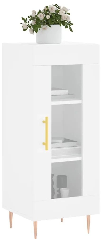 vidaXL Ντουλάπι Λευκό 34,5 x 34 x 90 εκ. από Επεξεργασμένο Ξύλο