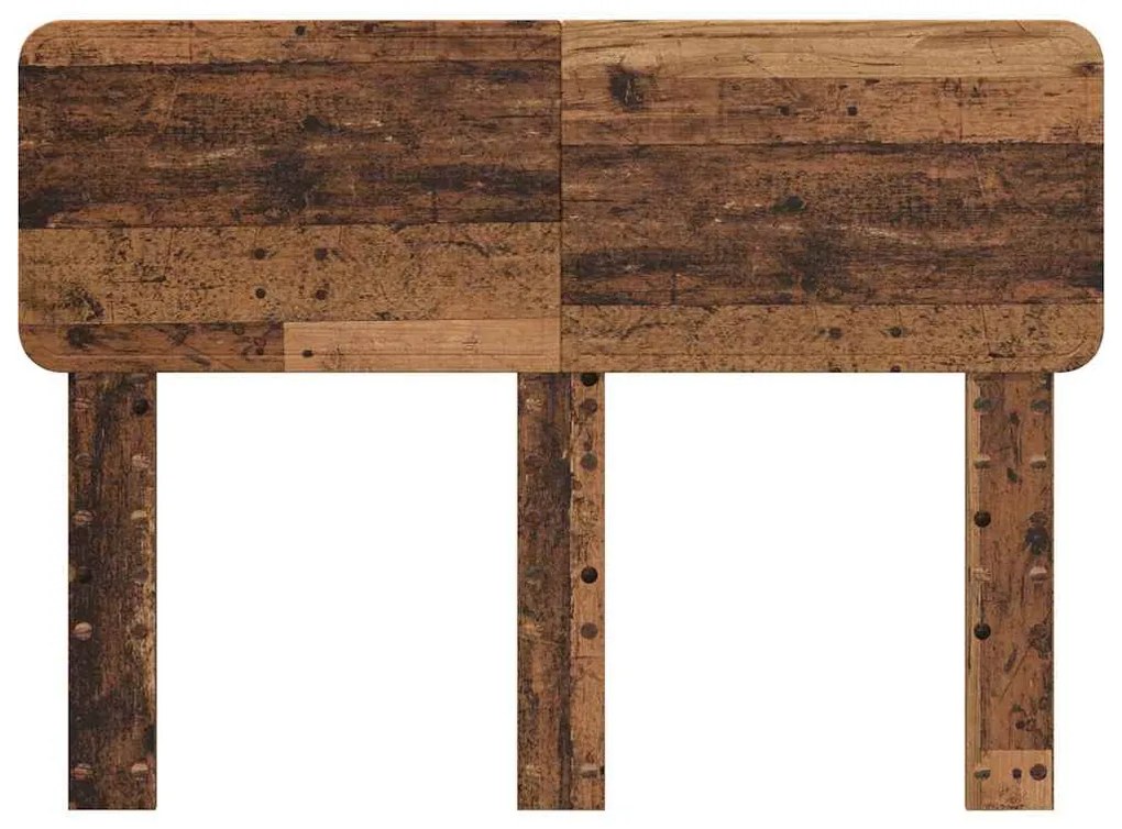 vidaXL Κεφαλάρι με κεφαλάρι Παλιό Ξύλο 135 cm Επεξεργασμένο ξύλο