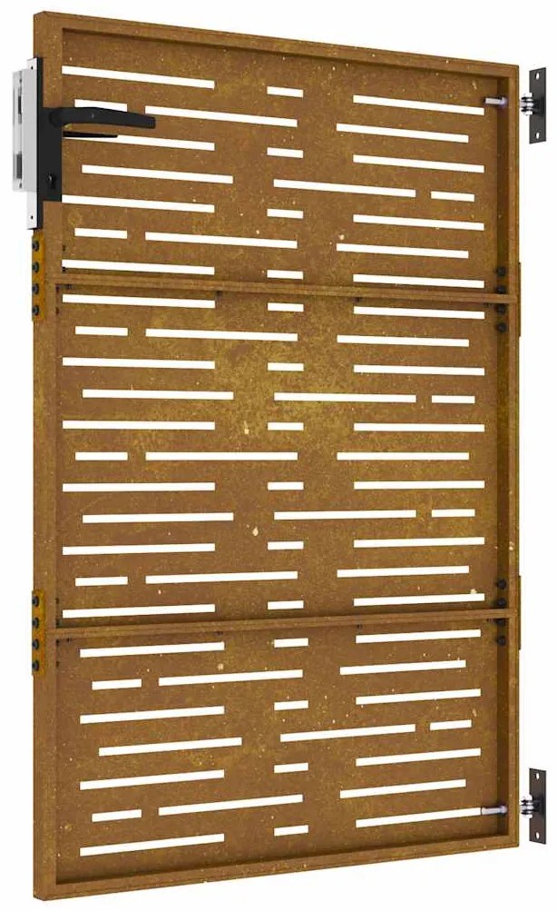 vidaXL Πόρτα Κήπου Τετράγωνη 85x125 εκ. από Ατσάλι Corten