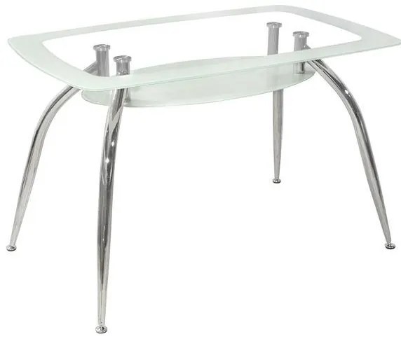 Σετ τραπεζαρίας C10060.03 5τμχ με Τραπέζι NORRIS 120x75x75εκ. & Καρέκλες KIM Καφέ