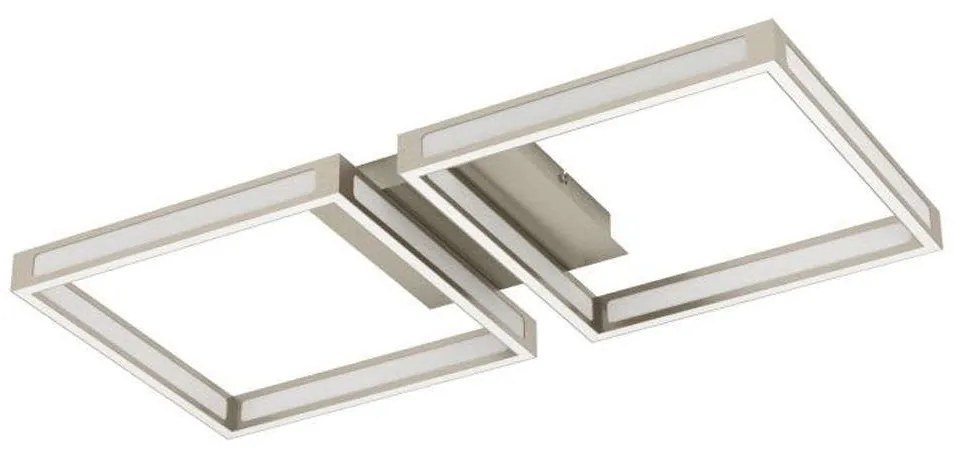 Φωτιστικό Οροφής-Πλαφονιέρα Altaflor 99785 65x30x7cm 8xLed 2,8W Nickel-White Eglo