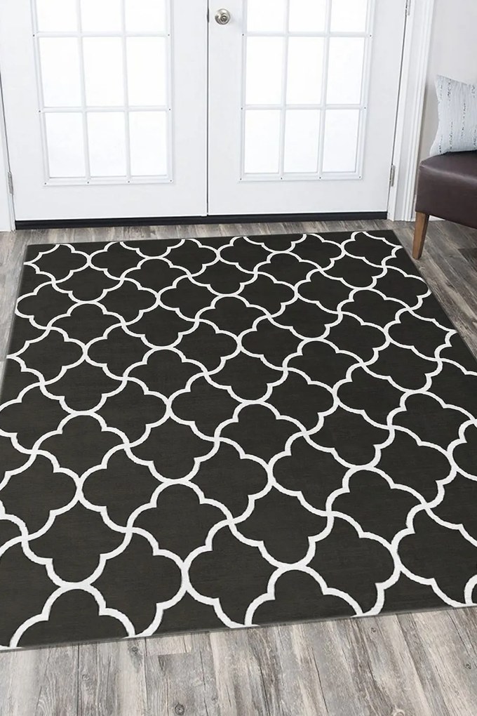 Χαλί Csbrghl-651 487KRL1904 Black-White Conceptum Hypnose 140X220 cm