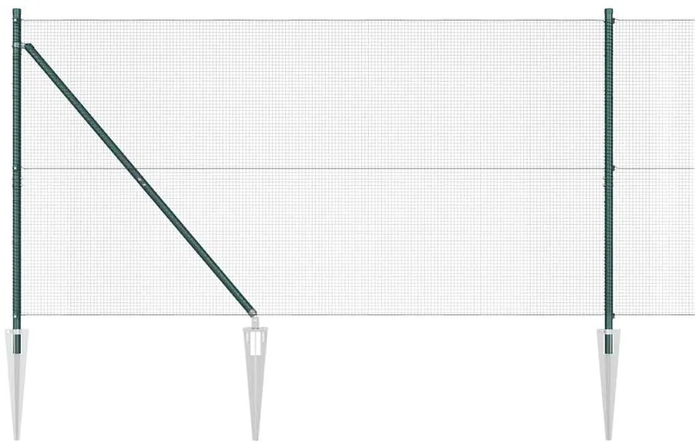 vidaXL Στύλος Περιφράξεων Πράσινο 10 x 1,2 μ (12 x 12 χιλ. πλέγμα)