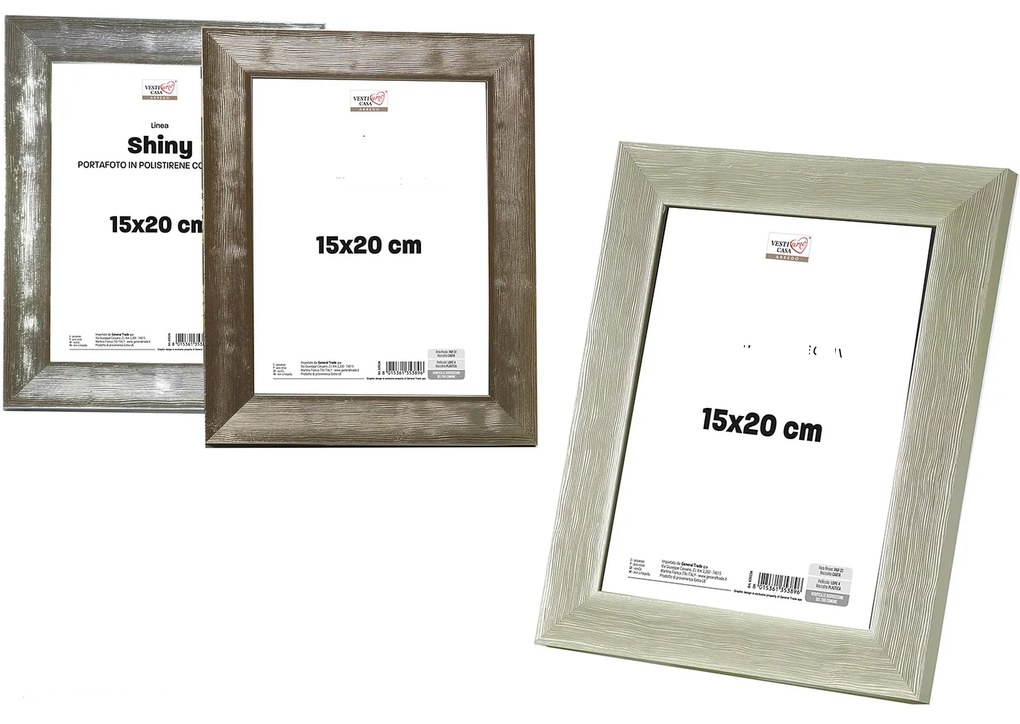 Πορτοφόλι Shiny Μεταλλικά/Πολυστυρένιο 15x20cm Σε 3 Χρώματα