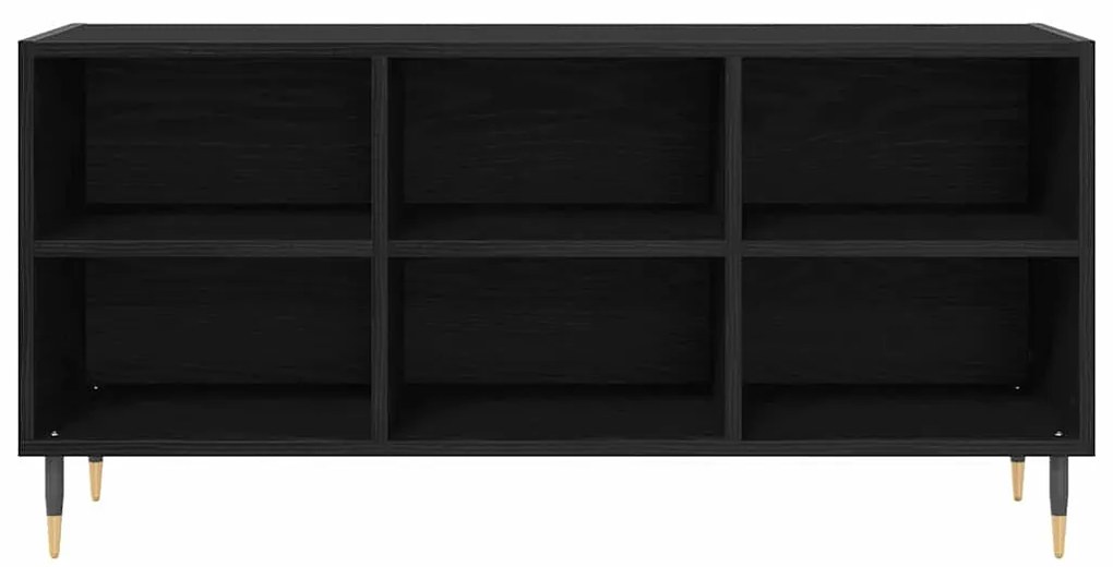 vidaXL Ντουλάπι TV Μαύρη Οξυά 103,5 x 30 x 50 εκ Επεξεργασμένο ξύλο