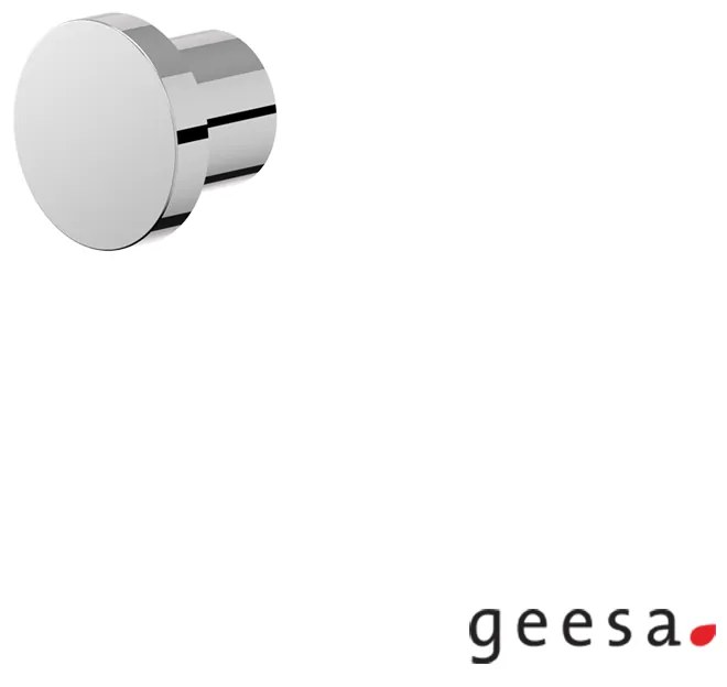 Άγκιστρο Μονό 2cm Ø25 Επιτοίχιο Geesa Opal Chrome 7213-100