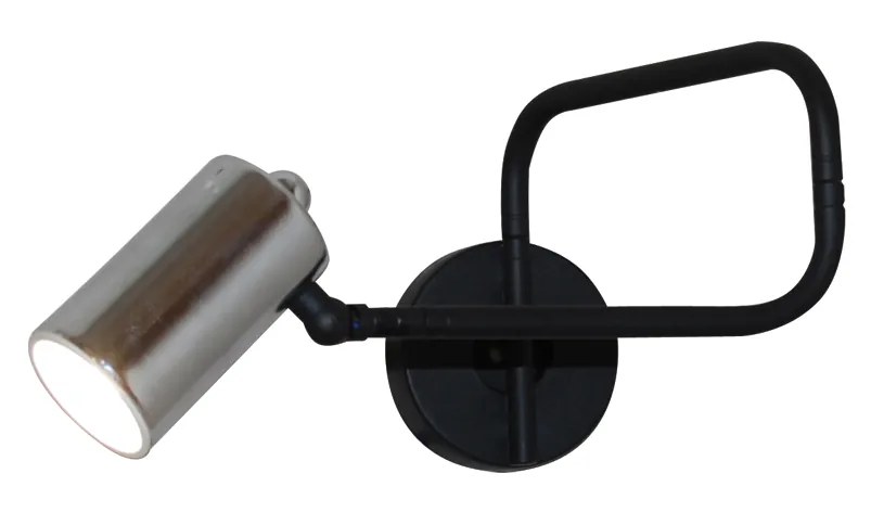 HL-3550-1 JOE NICKEL & BLACK WALL LAMP