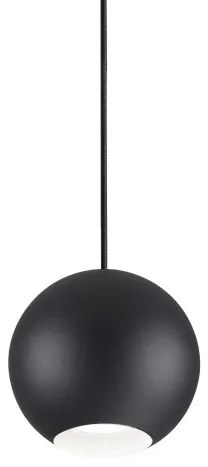 Κρεμαστό Φωτιστικό Οροφής 1xGU10 Μαύρο Φ15cm Mr Jack 231297 Ideal Lux 231297