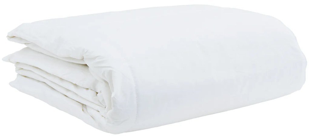 vidaXL Πάπλωμα με μαξιλάρι 3 pcs Λευκό 240 x 200 cm Πούπουλο