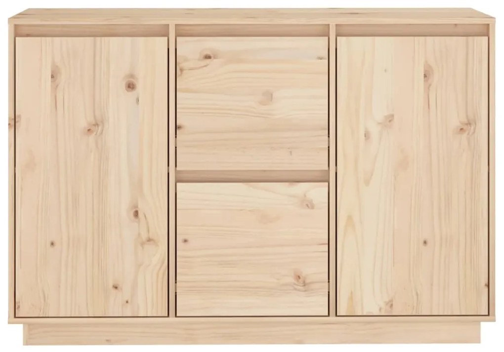 vidaXL Ντουλάπι 111 x 34 x 75 εκ. από Μασίφ Ξύλο Πεύκου