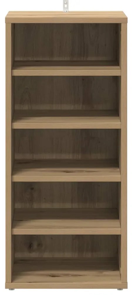 vidaXL Ντουλάπια παπουτσιών 2 τεμ Artisan Oak 32x35x70 cm