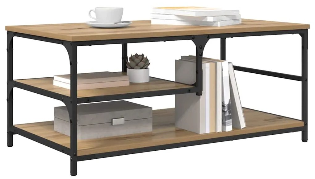 vidaXL Τραπεζάκι σαλονιού Artisan Oak 90 x 49 x 40 εκ