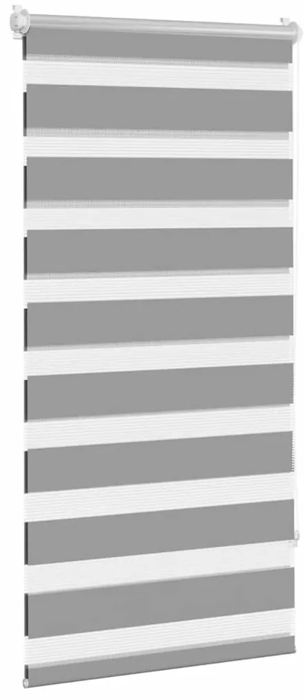 vidaXL Σύστημα Σκίασης Ρόλερ Zebra Γκρι 80 x 150 εκ.