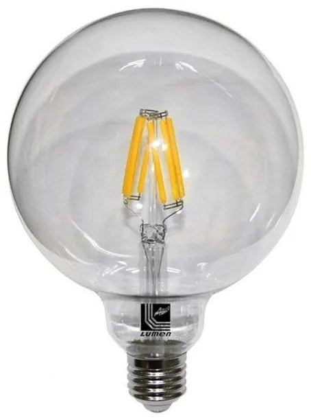 Λάμπα COG LED 10W Ε27 GLOBE Φ125 διάφανη LUMEN 13-2711251000