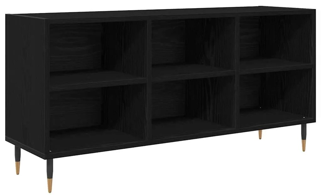 vidaXL Ντουλάπι TV Μαύρη Οξυά 103,5 x 30 x 50 εκ Επεξεργασμένο ξύλο