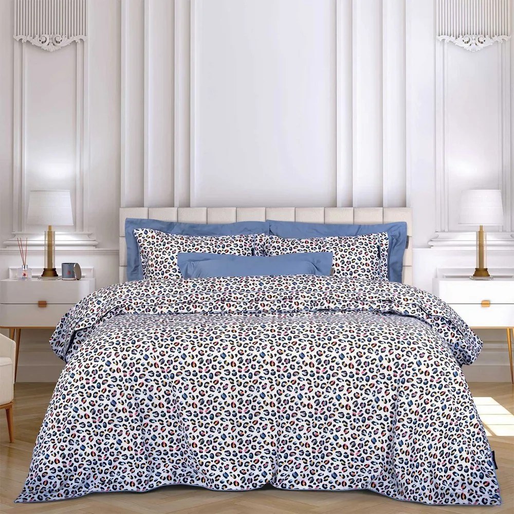 Σεντόνια 2264 (Σετ 4τμχ) Multi Greenwich Polo Club Υπέρδιπλo 240x260cm 100% Βαμβάκι