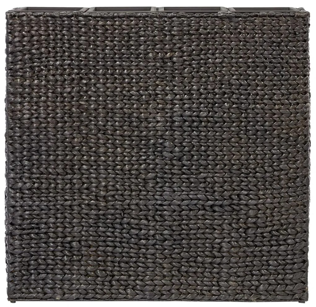 Ζαρντινιέρες Υπερυψωμένες 4 Γλάστρες Μαύρες Υάκινθο του Νερού 45576