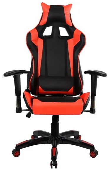 ΠΟΛΥΘΡΟΝΑ GAMING ZAYN HM1056.01 ΜΑΥΡΟ-ΚΟΚΚΙΝΟ PU 67x70x134 εκ.