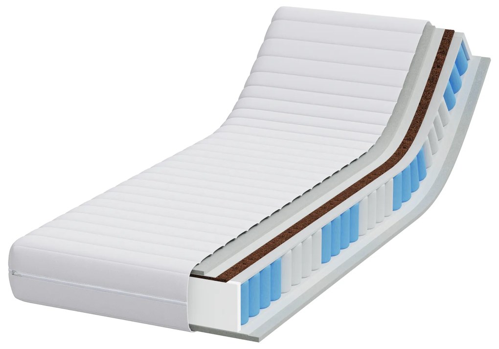 vidaXL Στρώματα Λευκό 70 x 200 cm 100% ύφασμα πολυεστέρα
