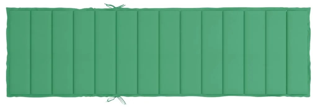 vidaXL Μαξιλάρι Ξαπλώστρας Πράσινο 200 x 50 x 3 εκ. από Ύφασμα Oxford