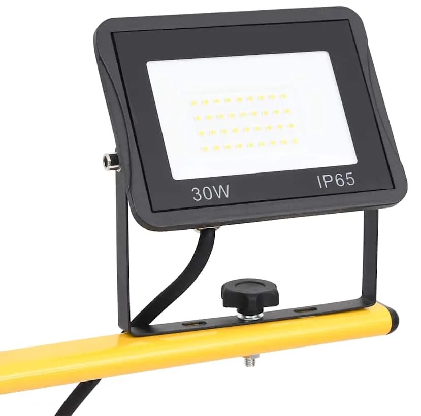 vidaXL Προβολέας LED με Τρίποδο Ψυχρό Λευκό 2 x 30 W