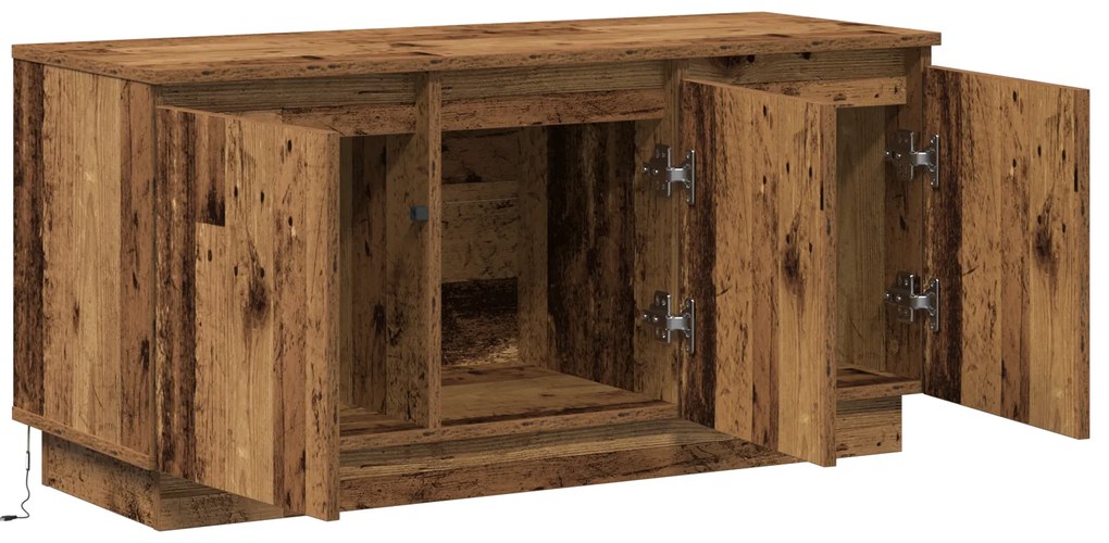 vidaXL ντουλάπι τηλεόρασης παλιό ξύλο 100x38x49 εκ. επεξεργασμένο ξύλο