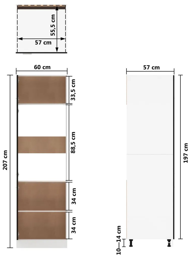 ΝΤΟΥΛΑΠΙ ΨΥΓΕΙΟΥ ΜΑΥΡΟ 60X57X207 ΕΚ. ΑΠΟ ΜΟΡΙΟΣΑΝΙΔΑ 802539