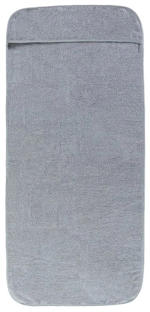 vidaXL Πετσέτες Παραλίας 2 τεμ. Γκρι 60 x 135 εκ. Ύφασμα 400 GSM