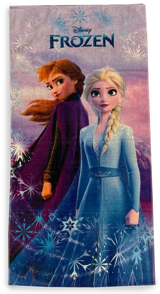 Πετσέτα Θαλάσσης Παιδική Microfiber 70x140εκ. Frozen 22 Lilac Disney DimCol